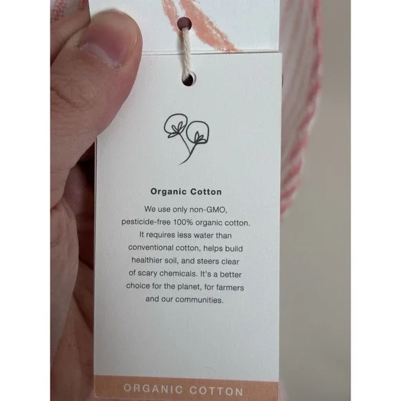 NWT Carve‎ Designs Womens XL Organic Cotton Striped Top Pink White Beach Coastal - Picture 5 of 6